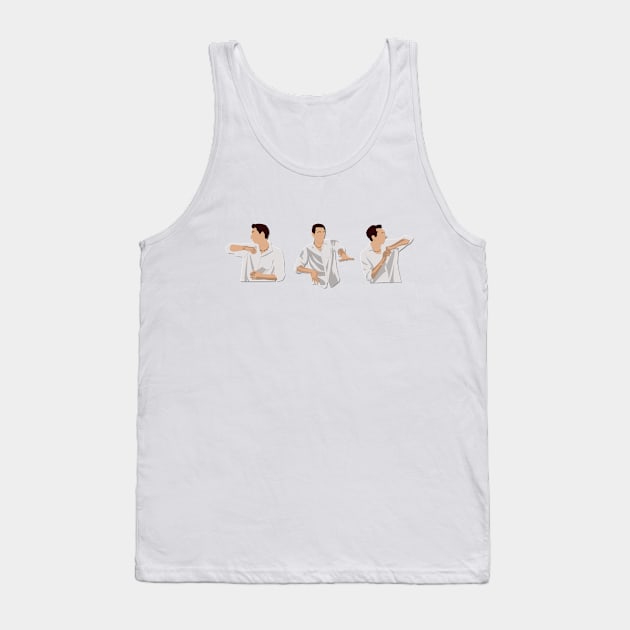 The Inbetweeners Movie Neil Dance Tank Top by OutlineArt